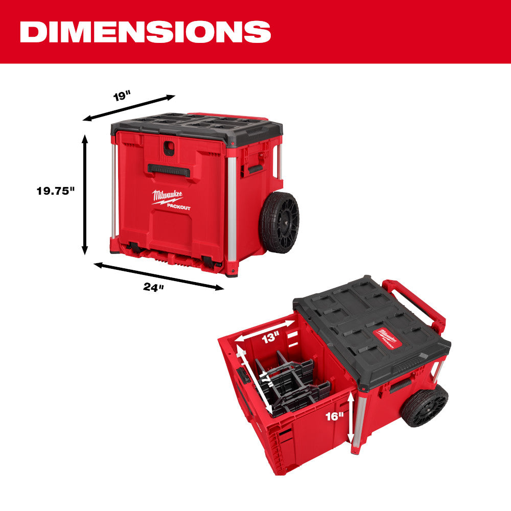 Milwaukee 48-22-8420 PACKOUT™ Rolling Drawer Tool Box