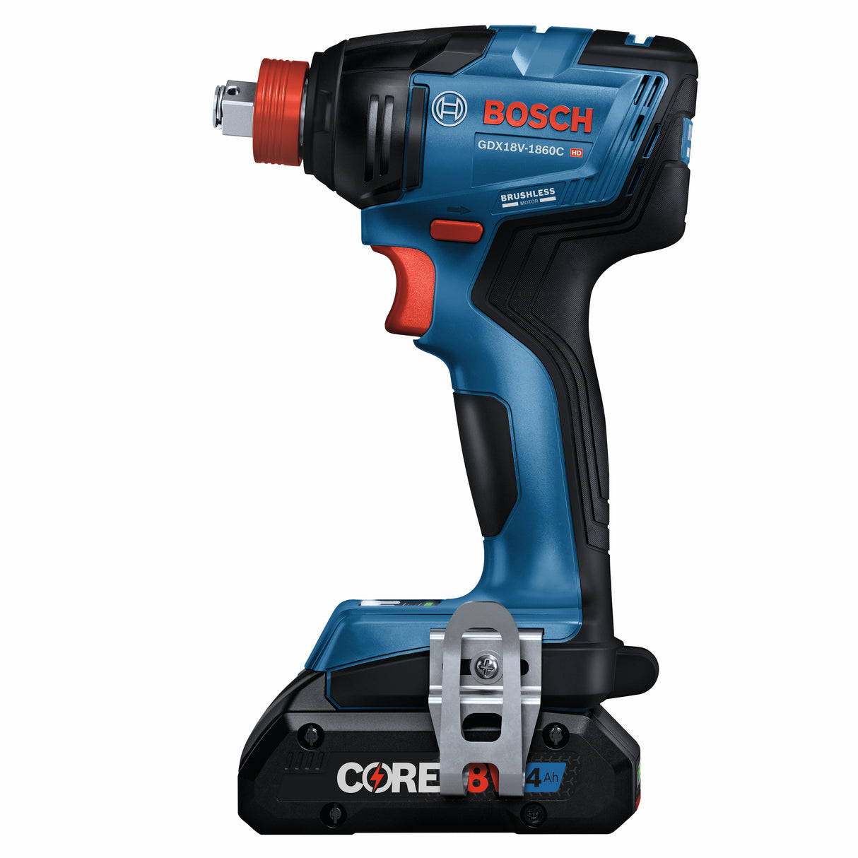 Bosch GXL18V-227B25 18V 2-Tool Combo Kit with Connected-Ready Two-In-One 1/4 In. Bit/Socket Impact Driver/Wrench & 1/2 In. Hammer Drill/Driver
