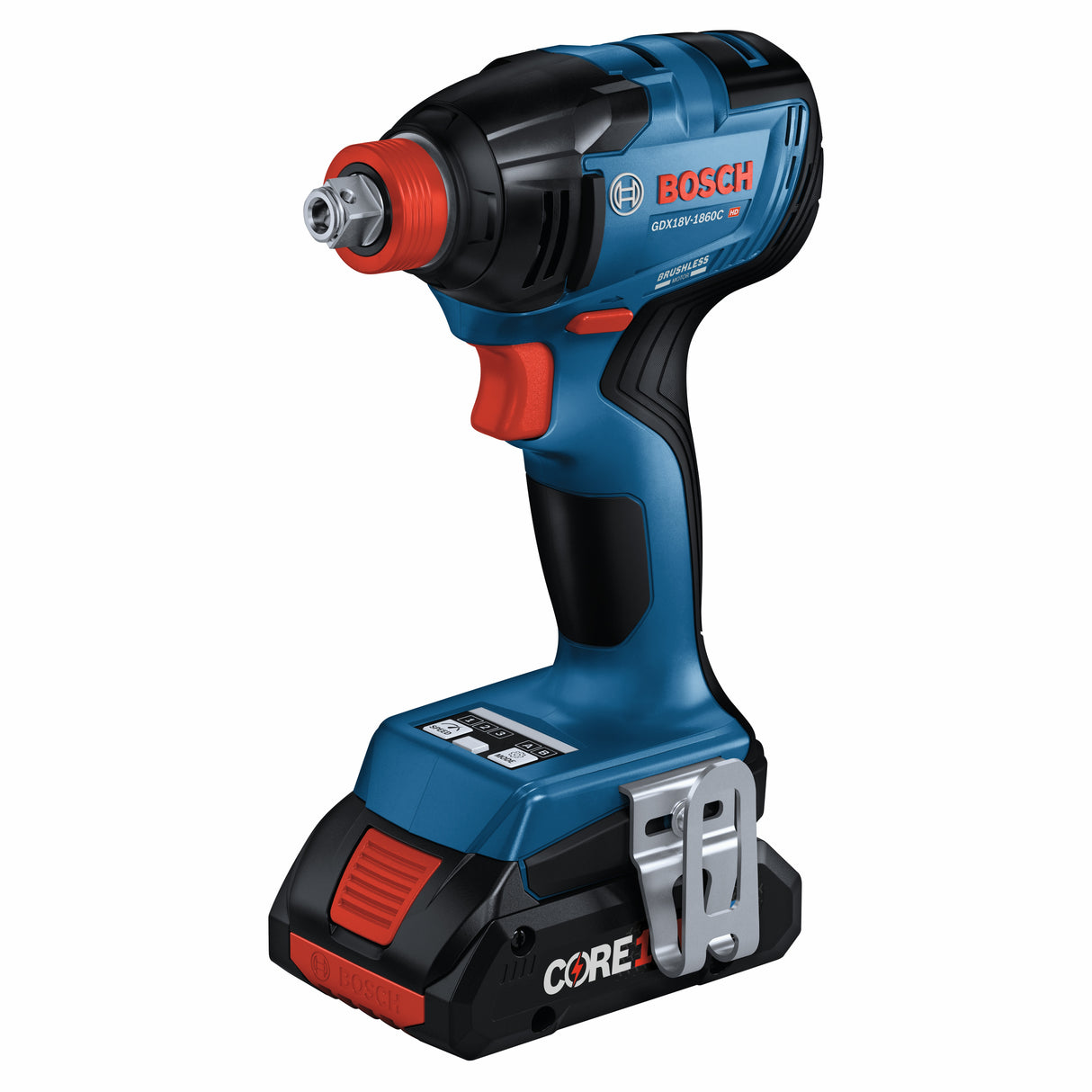 Bosch GXL18V-227B25 18V 2-Tool Combo Kit with Connected-Ready Two-In-One 1/4 In. Bit/Socket Impact Driver/Wrench & 1/2 In. Hammer Drill/Driver