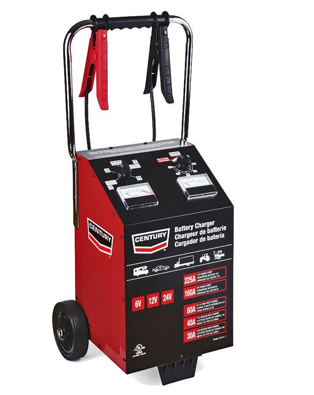 K3151-1 Century 60/40/30/160/225 Amp 6/12/24 Volt Fleet Automotive Battery Charger Starter