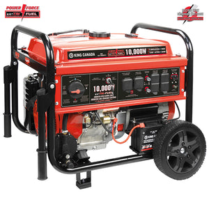 KING KCG-10002GE-TF 10000W TRI-FUEL GENERATOR WITH ELECTRIC START