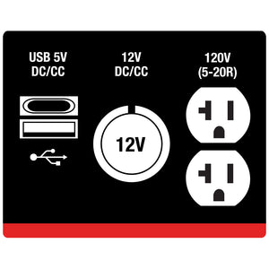 KING KCG-2500I 2500W GASOLINE DIGITAL INVERTER GENERATOR