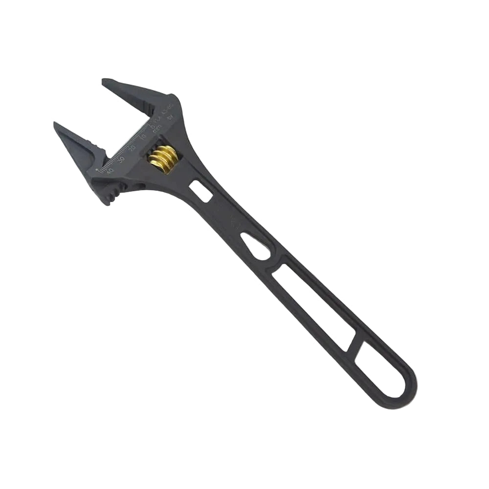 Fujiya Kurokin FLA-43-BG Lightweight Adjustable Wrench with Serrated Jaws