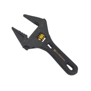 Fujiya Kurokin FLS-28-BG Lightweight Short Adjustable Wrench with Serrated Jaws