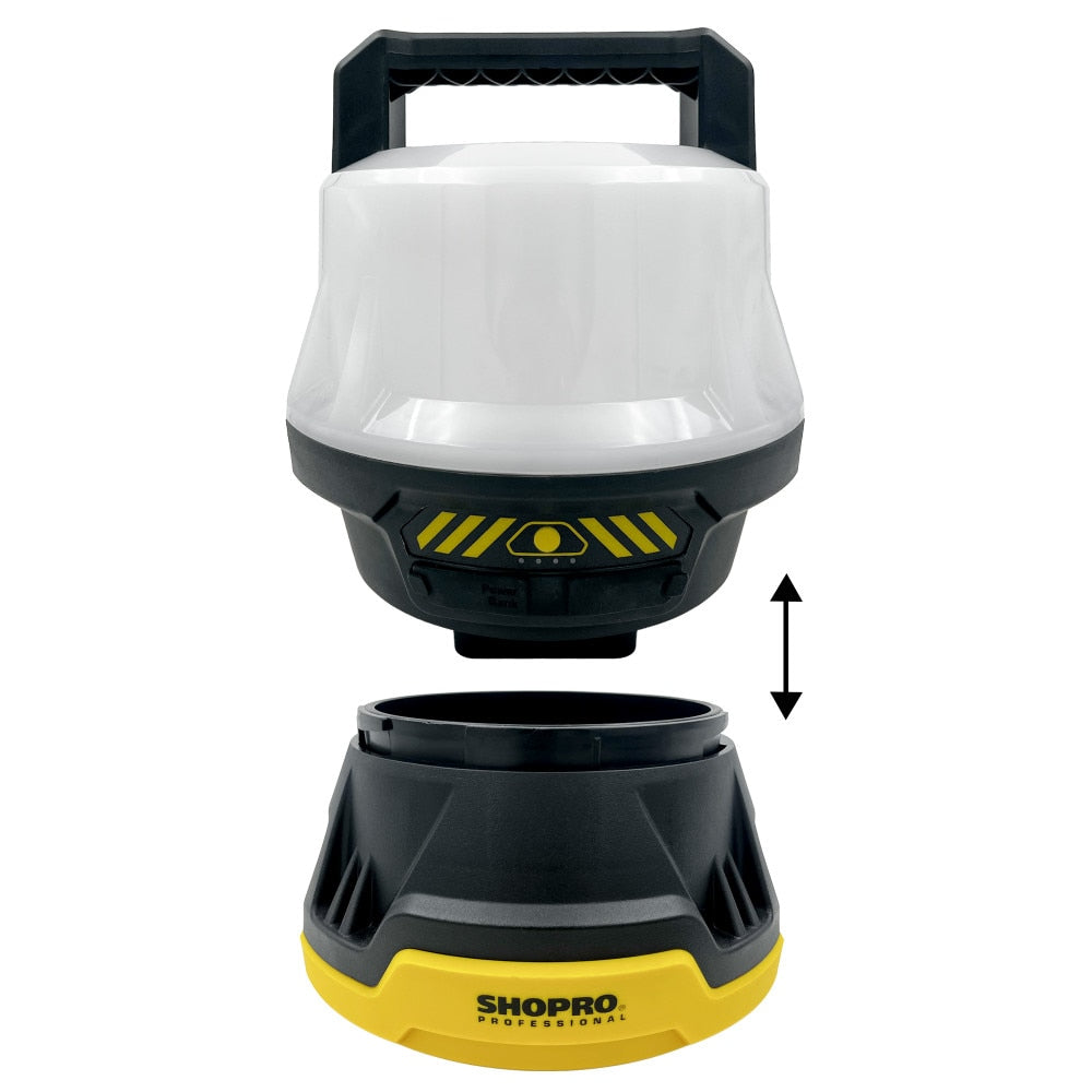 SHOPRO L002914 360 Deg Power Core Cordless LED Work Light -6000 LM