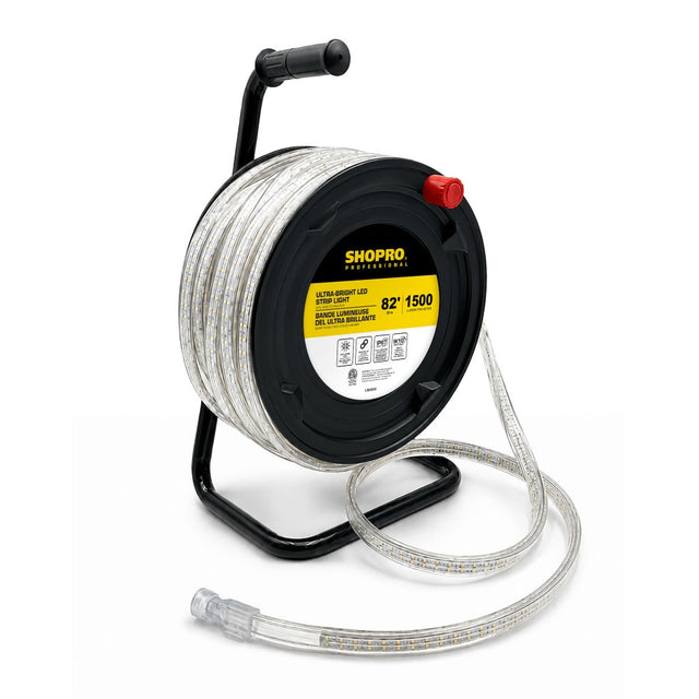 SHOPRO L003010 Ultra-Bright LED Strip Light 25 Meter with Reel – Dual Sided Double Row