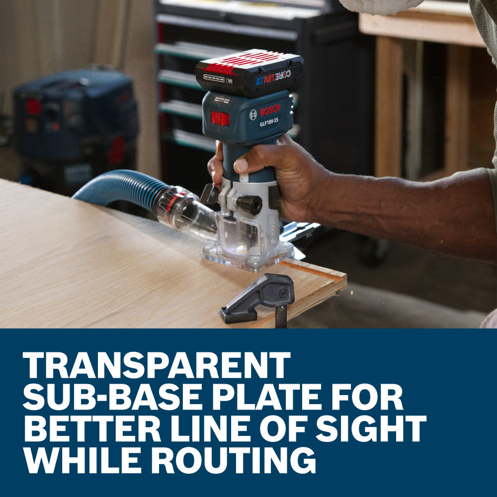 Bosch GLF18V-25N 18V Laminate Trim Router