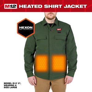 Milwaukee M103E-21 M12™ Shirt Jacket - Green
