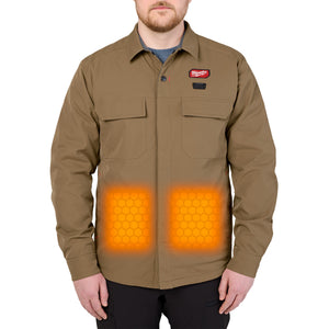 Milwaukee M103K-21 M12™ Shirt Jacket - Khaki