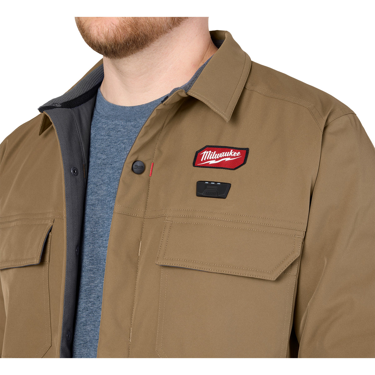 Milwaukee M103K-21 M12™ Shirt Jacket - Khaki
