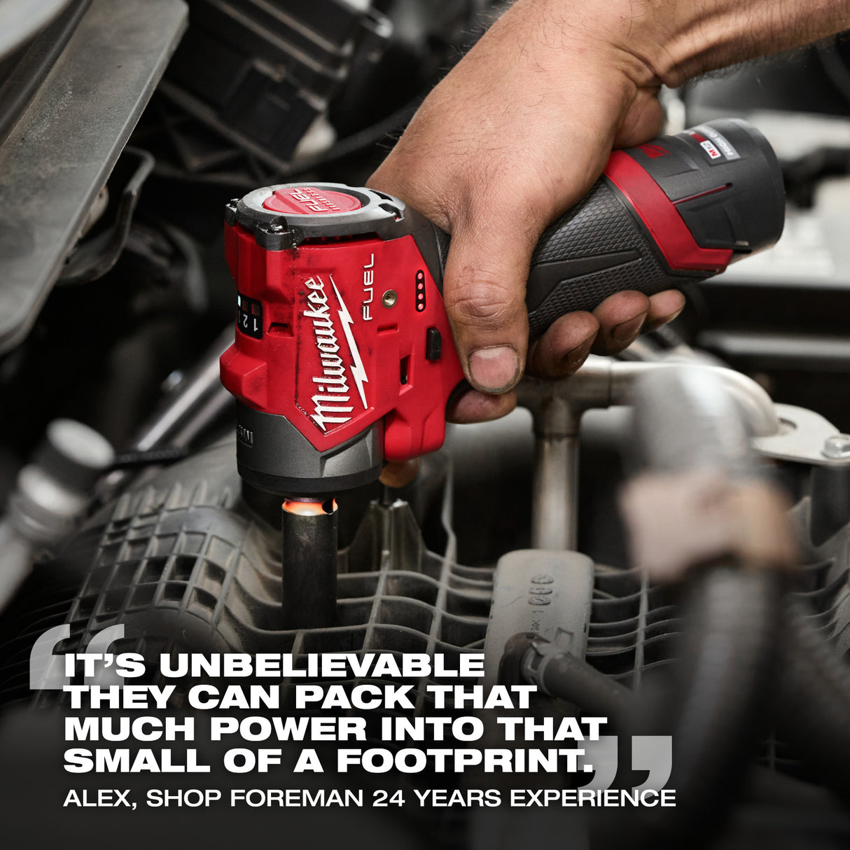 Milwaukee 3049-20 M12 FUEL™ 3/8" Subcompact Impact Wrench w/ Friction Ring (Tool Only)