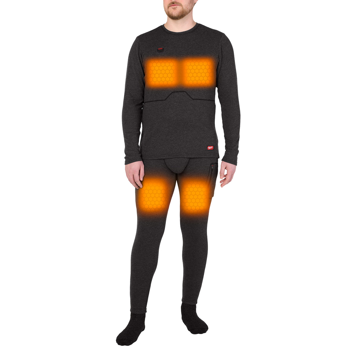 Milwaukee M500B-21  Heated Merino Wool Crew Neck Baselayer