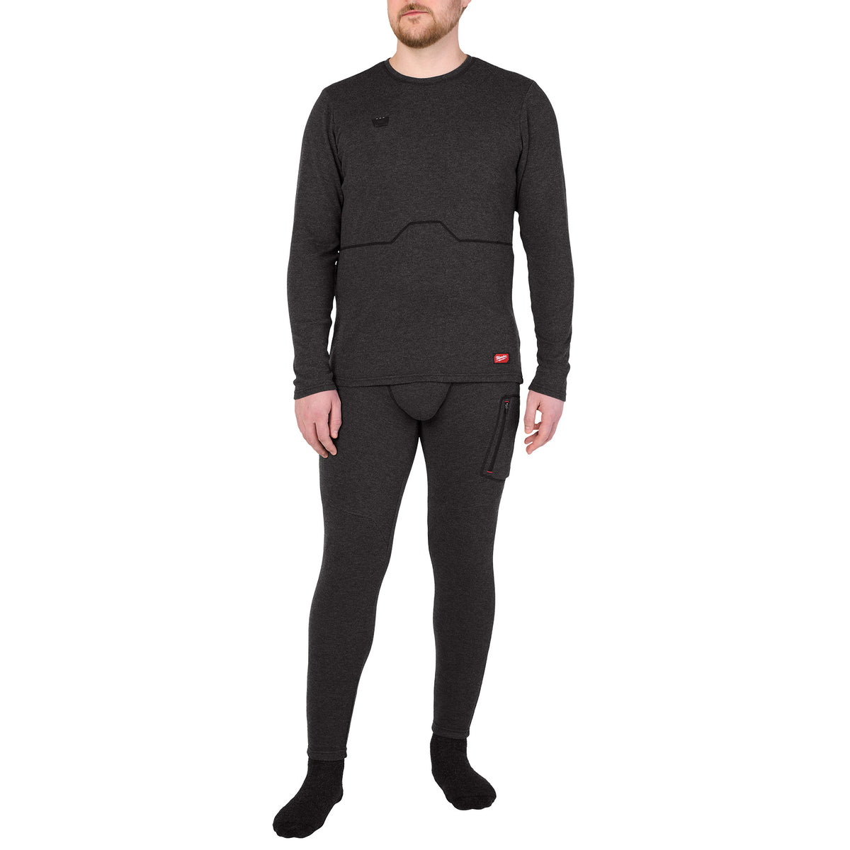 Milwaukee M500B-21  Heated Merino Wool Crew Neck Baselayer