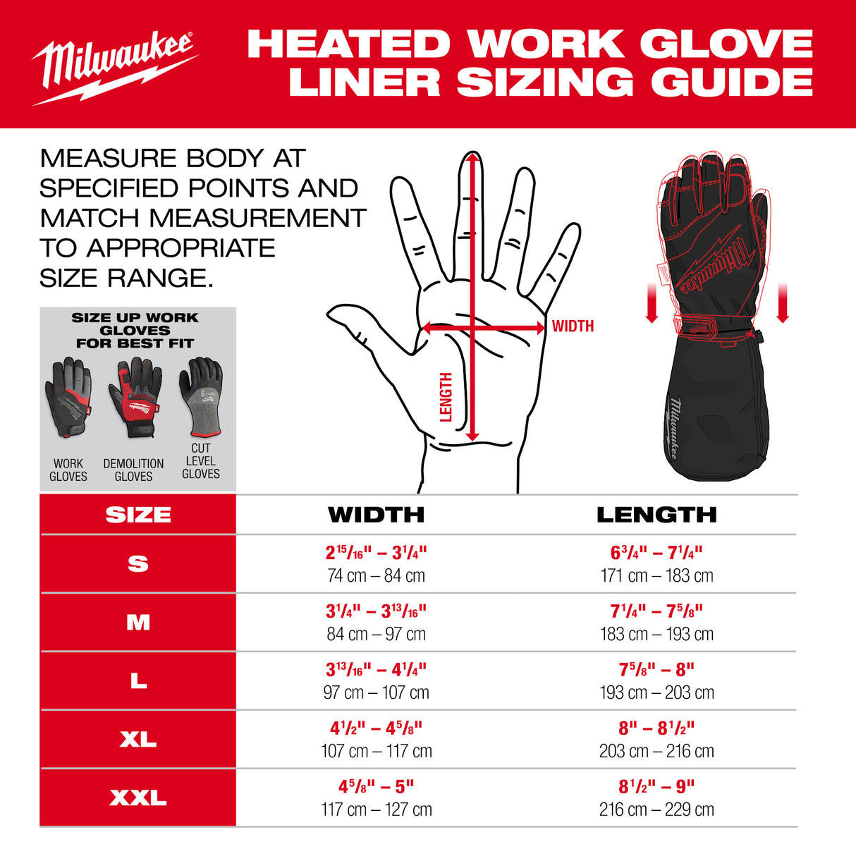 Milwaukee Heated Winter Glove Liner