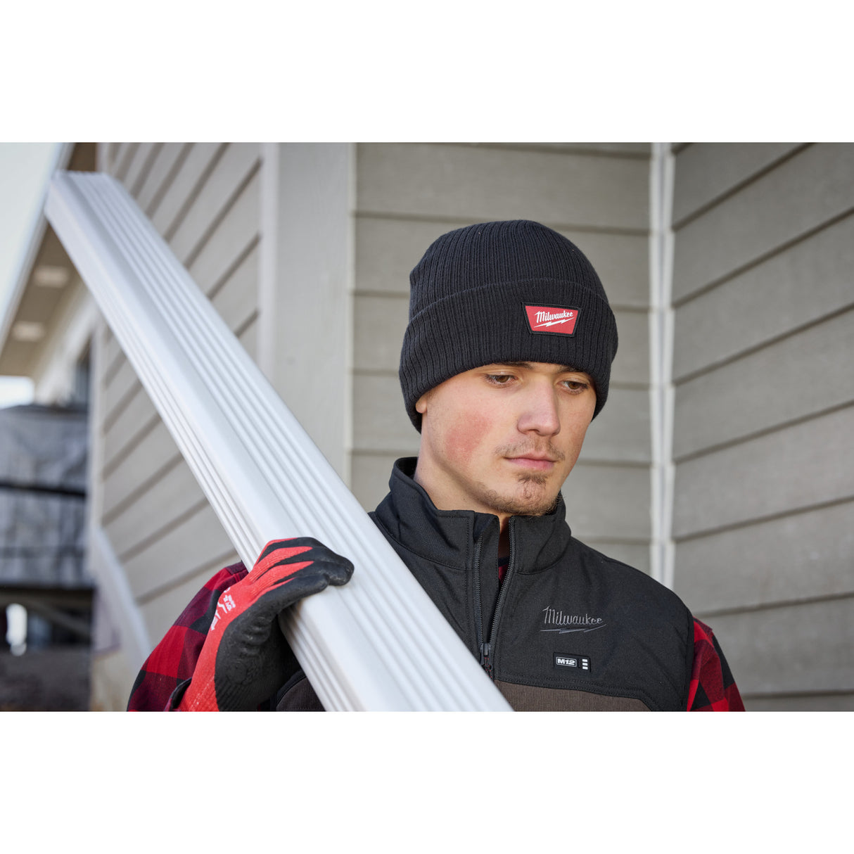 Milwaukee M750B Rib-Knit Cuffed Beanie | Black
