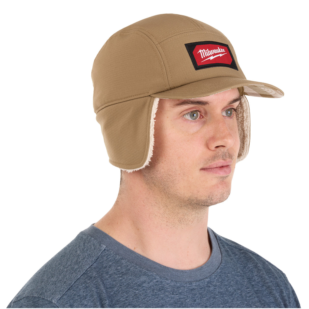 Milwaukee M754K-SM Sherpa-Lined Hat | Khaki, Small/Medium