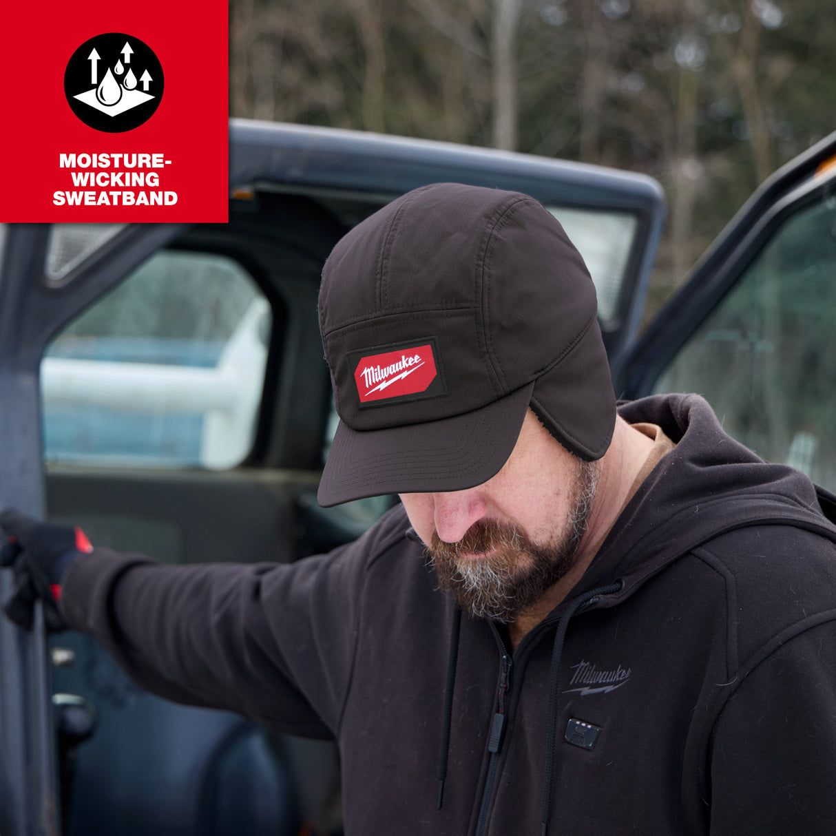 Milwaukee M754B-LXL Sherpa-Lined Hat | Black, Large/X-Large