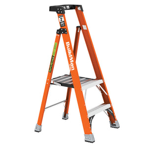 Metaltech E-PSFB2T1A 2ft Platform Fiberglass Step Ladder