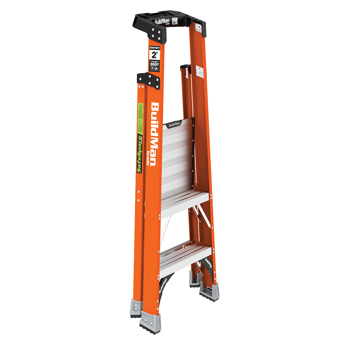 Metaltech E-PSFB2T1A 2ft Platform Fiberglass Step Ladder