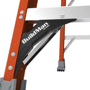 Metaltech E-PSFB2T1A 2ft Platform Fiberglass Step Ladder