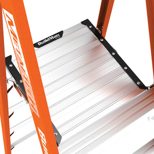 Metaltech E-PSFB4T1A 4ft Platform Fiberglass Step Ladder