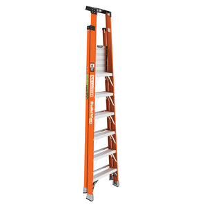 Metaltech E-PSFB6T1A 6ft Platform Fiberglass Step Ladder