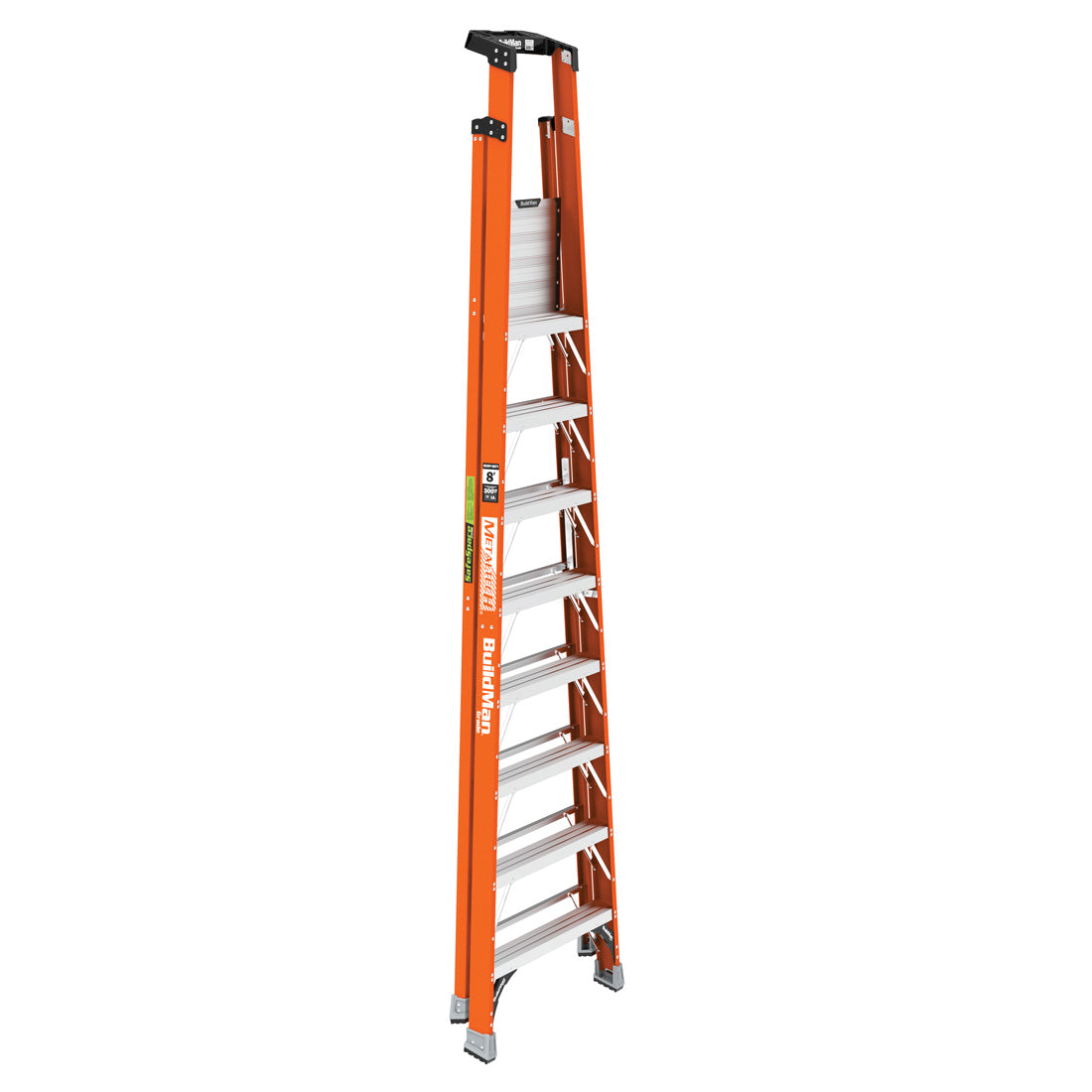 Metaltech E-PSFB8T1A 8ft Platform Fiberglass Step Ladder