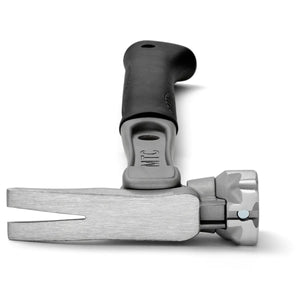 MTC Martinez 14" Titanium Handle D Nose Smooth Face Black Curved Grip
