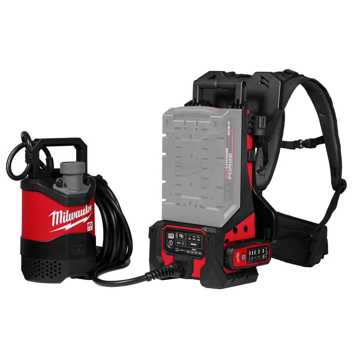 Milwaukee MXF211-1XC MX FUEL™ 1HP 2" Submersible Pump Kit