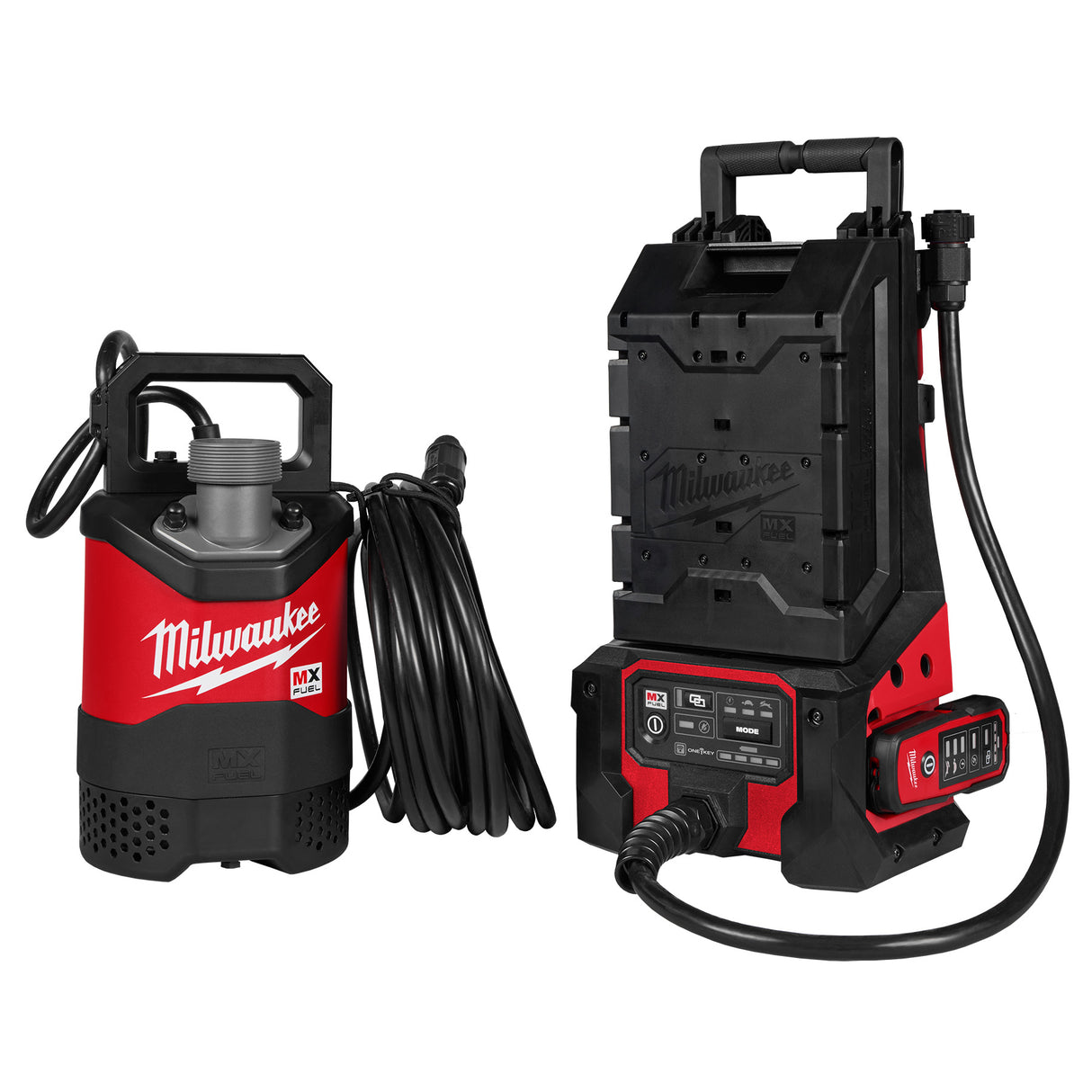 Milwaukee MXF211-1XC MX FUEL™ 1HP 2" Submersible Pump Kit