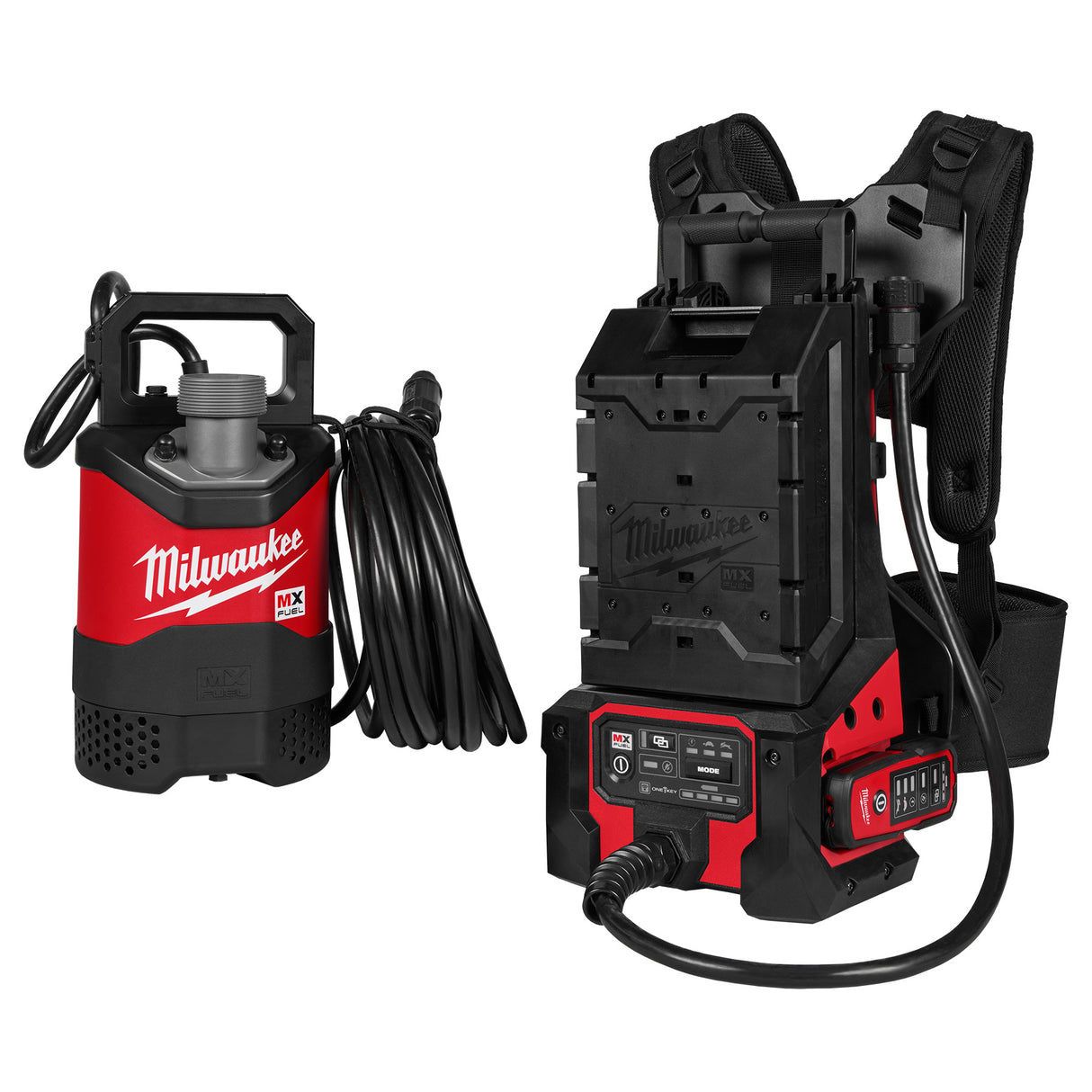 Milwaukee MXF211-1XC MX FUEL™ 1HP 2" Submersible Pump Kit