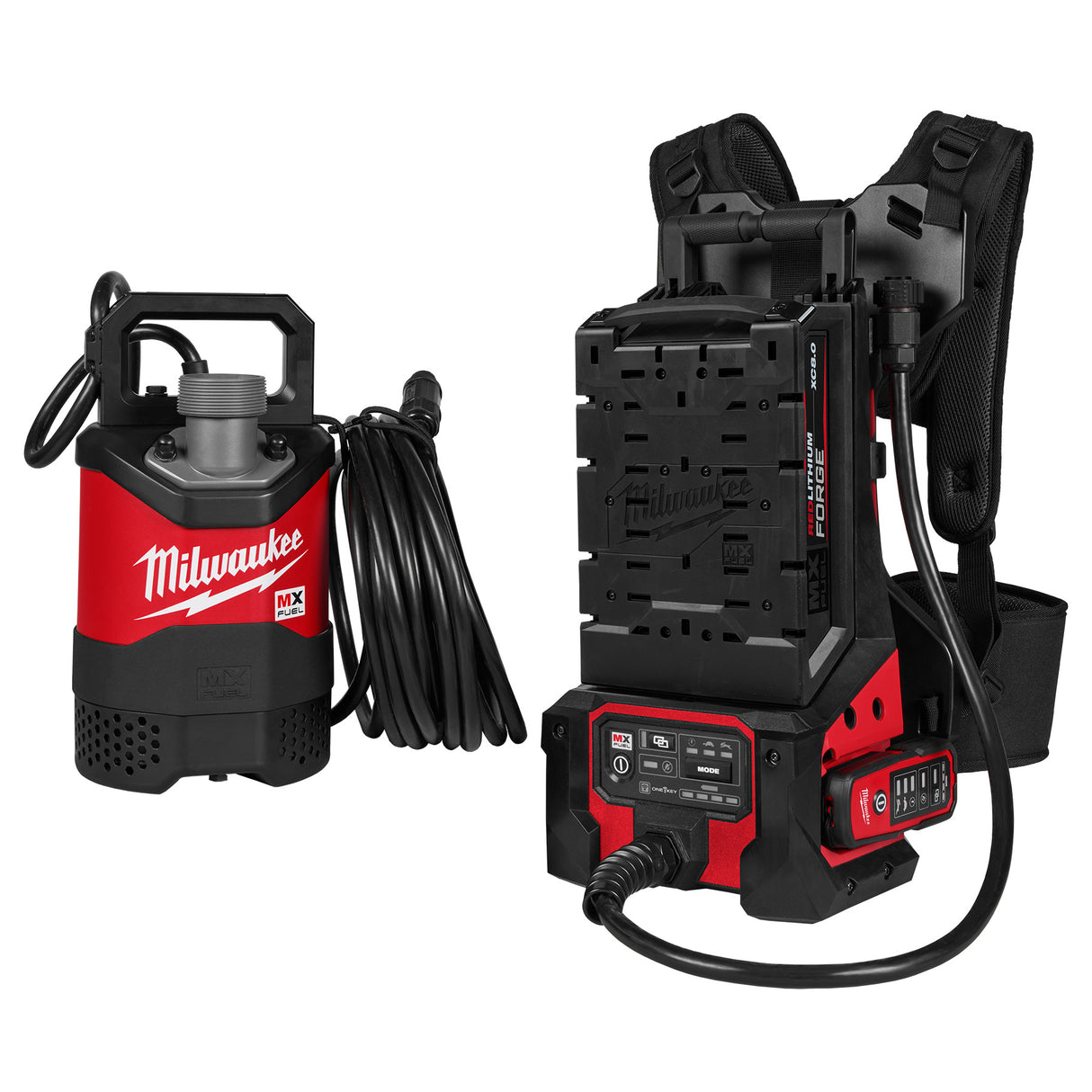 Milwaukee MXF211-1XC MX FUEL™ 1HP 2" Submersible Pump Kit
