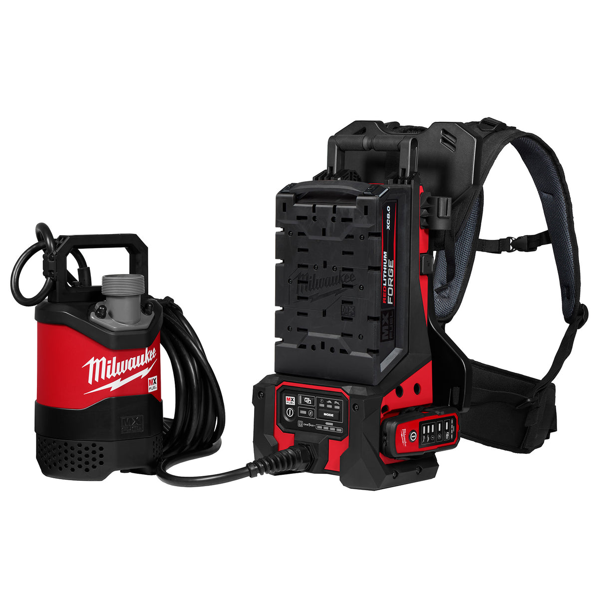 Milwaukee MXF211-1XC MX FUEL™ 1HP 2" Submersible Pump Kit