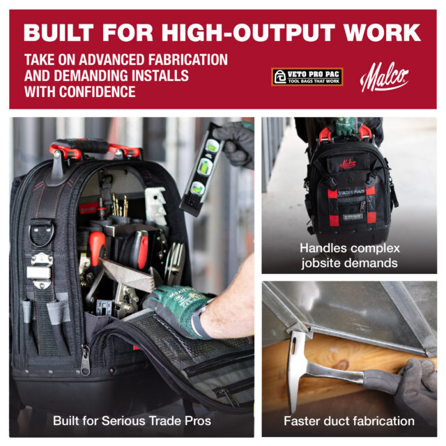 Malco®  Ultimate HVAC Pro Kit with Veto® TECH PAC Backpack