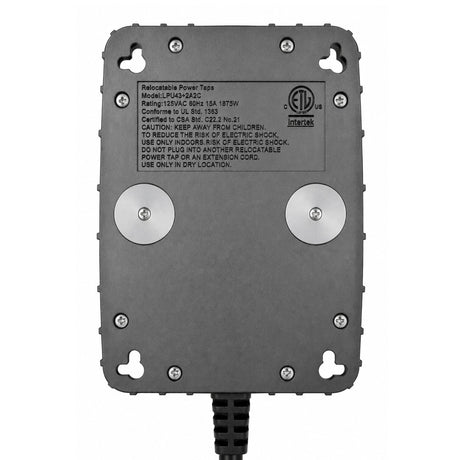 SHOPRO P010722 4- OutLet Magnetic PowerHub with LED Light with 4 USBs