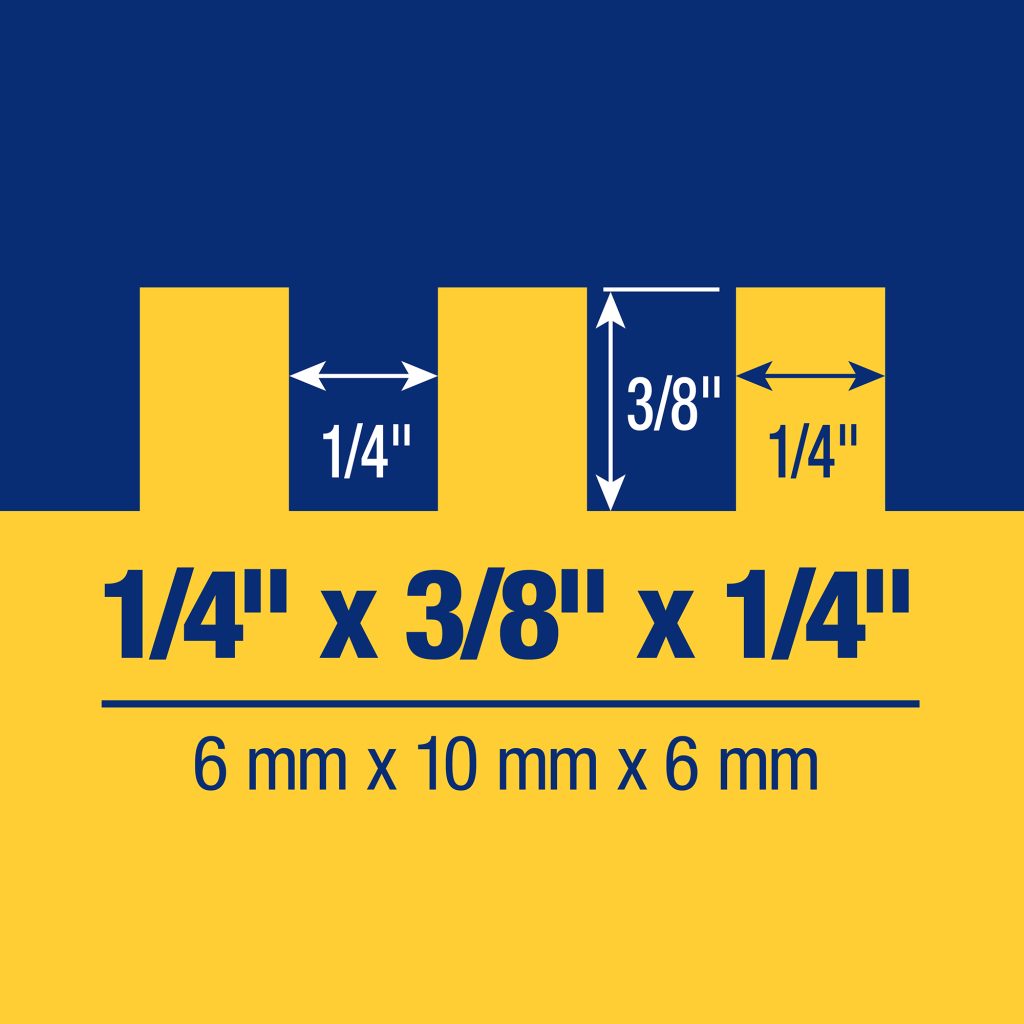QEP 49917-12 3/16" x 5/32" V Notch