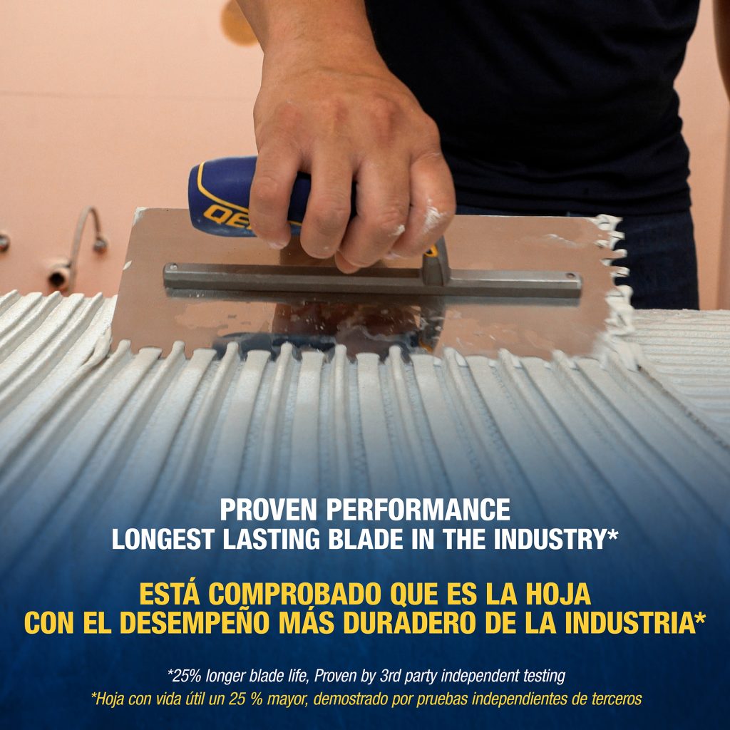 QEP 49918-12 Euro Notch Comfort Grip Trowel