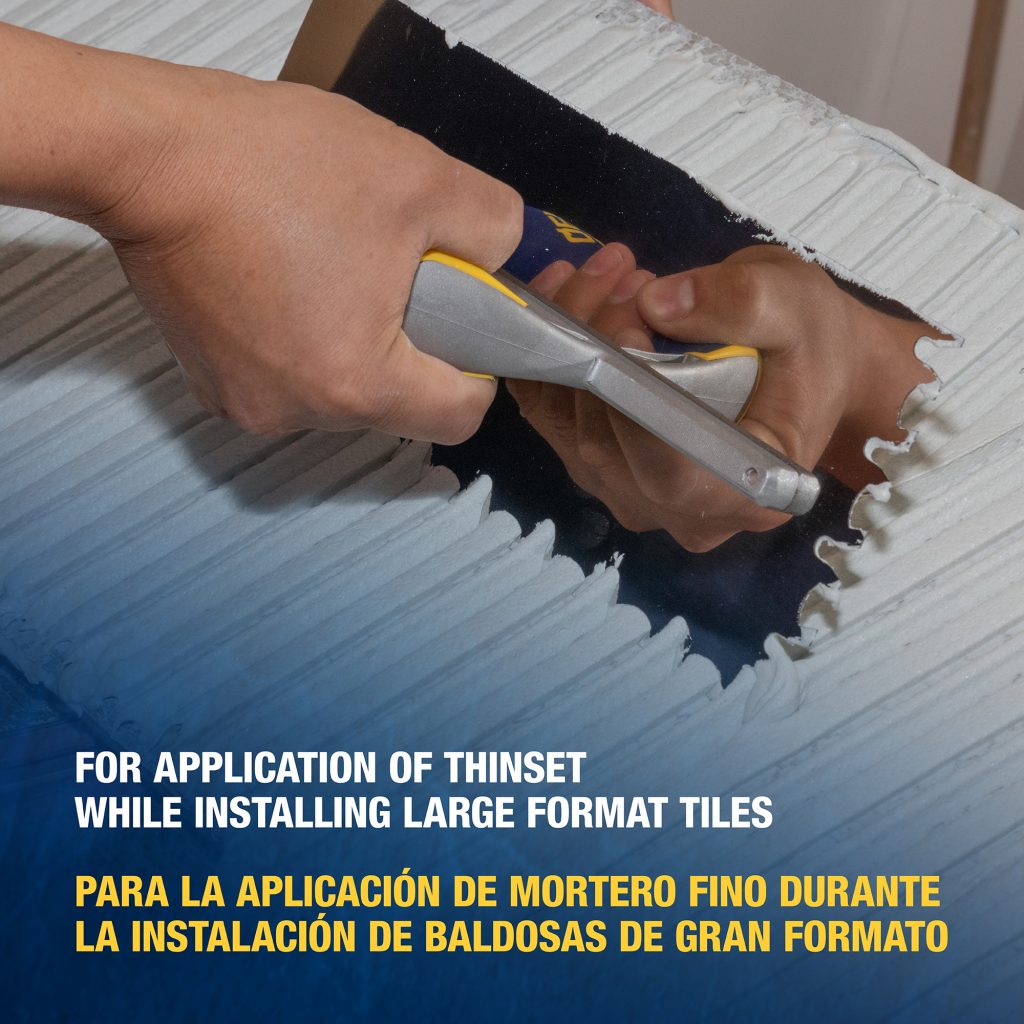 QEP 49918-12 Euro Notch Comfort Grip Trowel