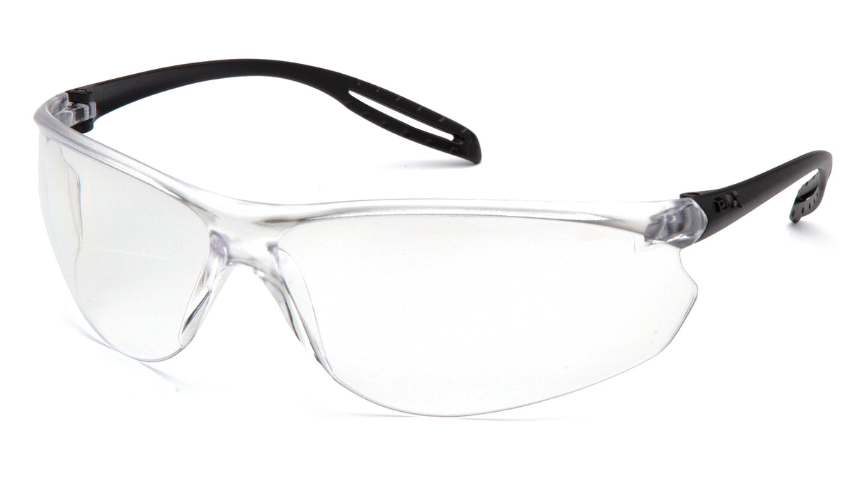 PYRAMEX  Neshoba Clear Safety Glasses With  H2Max Anti-Fog