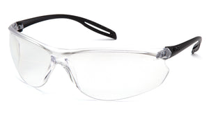 PYRAMEX  Neshoba Clear Safety Glasses With  H2Max Anti-Fog