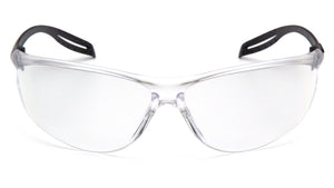 PYRAMEX  Neshoba Clear Safety Glasses With  H2Max Anti-Fog