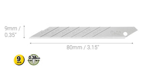 OLFA 5007 9mm A1160B Graphics Snap Blades, 10pk