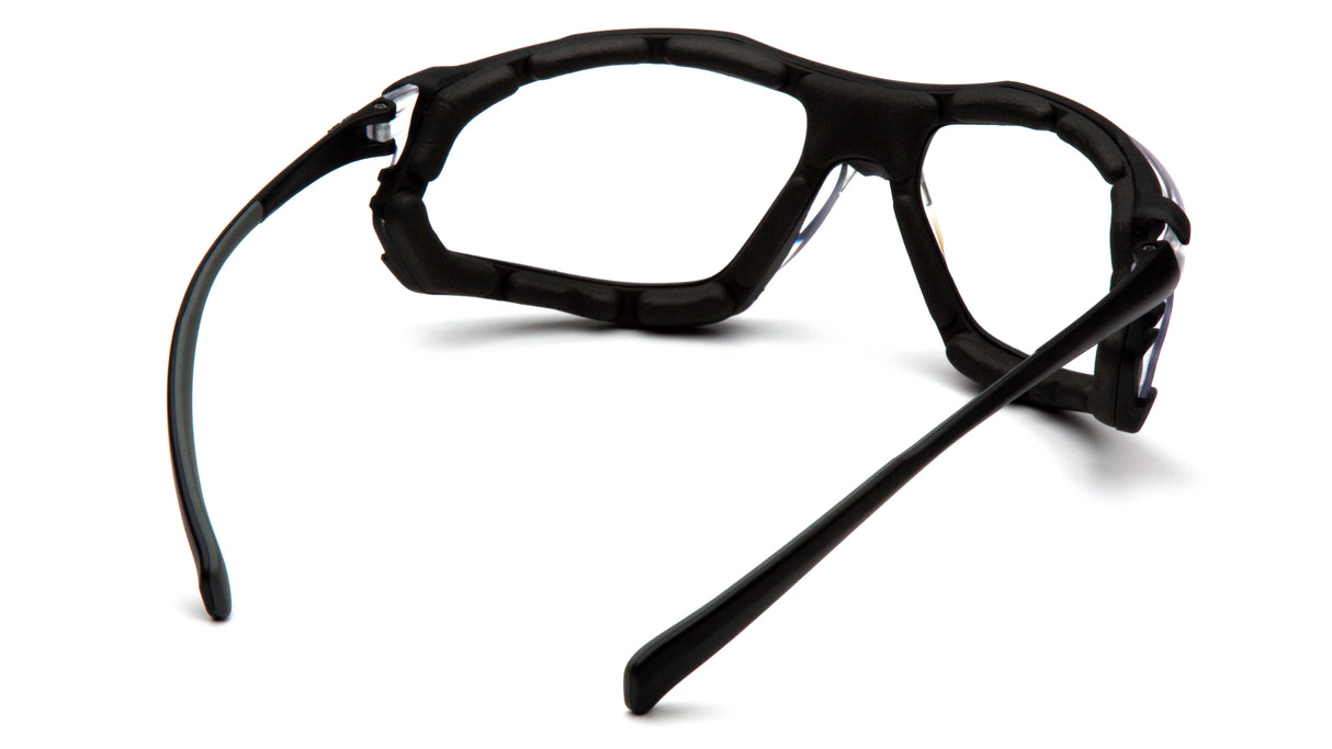 PYRAMEX  Proximity Clear Lens Foam Padded Safety Glasses With H2Max Anti-Fog