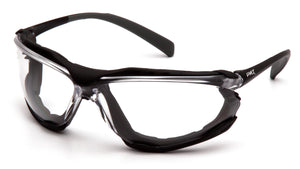 PYRAMEX  Proximity Clear Lens Foam Padded Safety Glasses With H2Max Anti-Fog