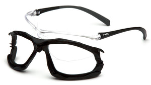 PYRAMEX  Proximity Clear Lens Foam Padded Safety Glasses With H2Max Anti-Fog
