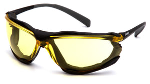PYRAMEX Proximity Amber Lens Foam Padded Safety Glasses