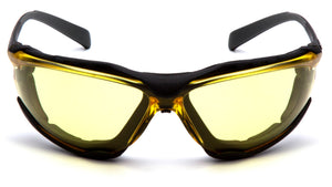 PYRAMEX Proximity Amber Lens Foam Padded Safety Glasses
