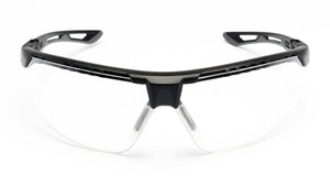 PYRAMEX  TruFlex Half Frame Clear Lens Safety Glasses With H2X Anti-fog