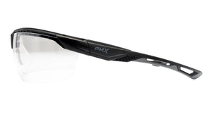 PYRAMEX  TruFlex Half Frame Clear Lens Safety Glasses With H2X Anti-fog