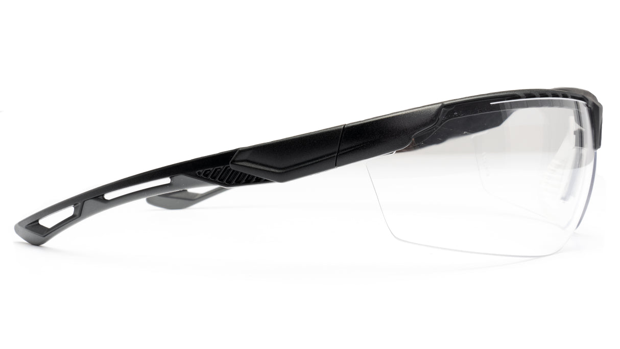 PYRAMEX  TruFlex Half Frame Clear Lens Safety Glasses With H2X Anti-fog